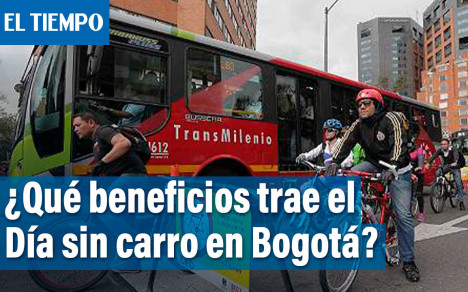 Día sin carro traería mejoramiento de tráfico y alivio del medioambiente en Bogotá