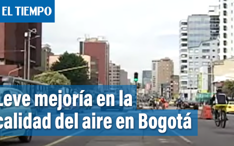 Leve mejoramiento en la calidad del aire en Bogotá