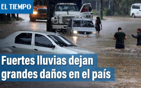 No para las fuertes lluvias, se registran tormentas eléctricas en la capital