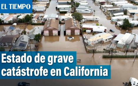 El presidente de Estados Unidos, Joe Biden, declaró el estado de catástrofe grave en California, donde este domingo están previstas nuevas tormentas.