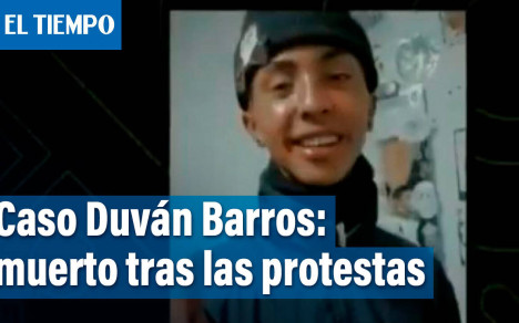 Duván Barros estuvo desaparecido en el marco de las protestas y apareció muerto un mes después en cercanías a un caño.