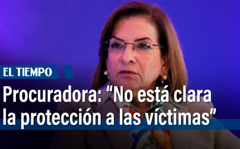 La Procuradora Margarita Cabello considera que en los cambios a la ley de sometimiento no está clara una adecuada protección a las víctimas.