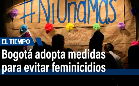 Bogotá adopta medidas para evitar feminicidios