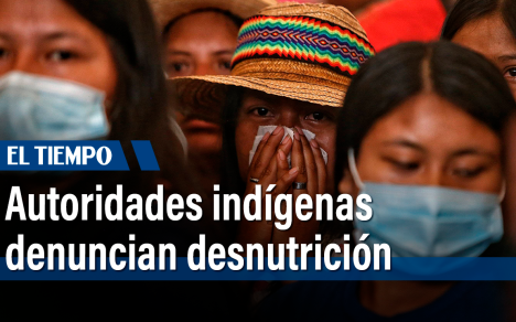Autoridades indígenas denuncian la muerte de niños por desnutrición