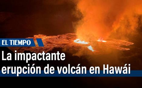 Uno de los mayores volcanes activos del mundo, el Kilauea, volvió a erupcionar este miércoles en Hawái lanzando lava. En la base del cráter se abrieron fisuras, según se aprecia en imágenes aéreas. 
Vulcanólogos calificaron de “dinámica” la erupción de este volcán que con frecuencia despierta.