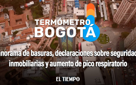 Conozca en el termómetro de esta semana la noticia de la alerta de la Procuraduría a Claudia López por el grave panorama de basuras en Bogotá, las declaraciones de la alcaldesa sobre la seguridad y el aumento en el pico respiratorio por el clima en la capital.