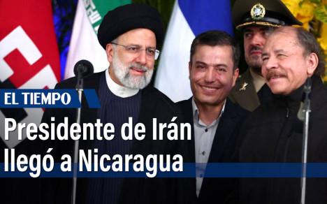 El presidente de Irán, Ebrahim Raisi, llegó el martes a Nicaragua para reunirse con su homólogo nicaragüense, Daniel Ortega, con quien busca afianzar los lazos binacionales, informaron medios gubernamentales.