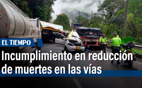 La Contraloría de Bogotá dice que la Secretaría de Movilidad incumplió el objetivo de bajar cifras.