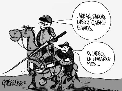 El Día del idioma - Caricatura de Guerreros