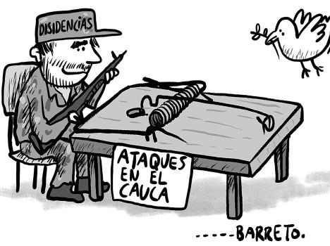 Mesa de doble filo - Caricatura de Beto Barreto
