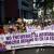 Cientos de mujeres en Cali salieron a marchar en el centro de la ciudad durante el Día Internacional de la Eliminación de la Violencia contra la Mujer.