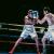 Dos hombres en un ring de boxeo por el título en Colombia