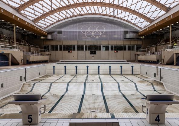 Una piscina de los Juegos Olímpicos de París de 1924 está siendo remodelada para los Juegos del 2024.