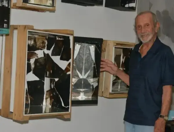 Domingo Izquierdo, pintor y escultor puertorriqueño con residencia en Colombia.