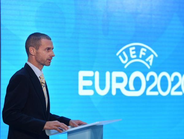 Aleksander Ceferin, presidente de la Uefa.