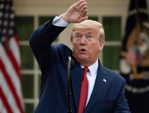 Donald Trump aseguró que se espera que el pico de muertes por coroanvirus en EE. UU. sea en dos semanas.