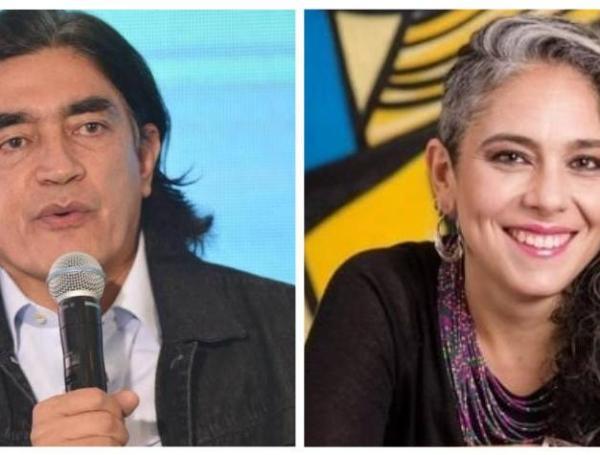 Gustavo Bolivar y María José Pizarro.