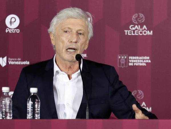 José Pekerman, en su presentación como DT de Venezuela.