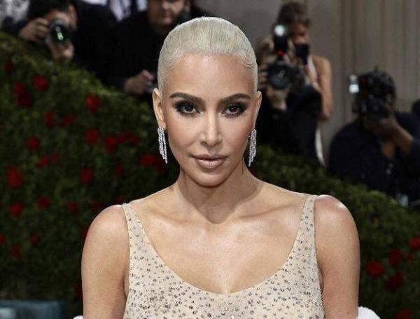 Kim Kardashian en la Met gala 2022.