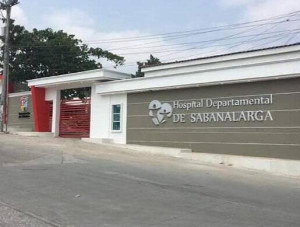 Hospital donde fue atendido el hombre.