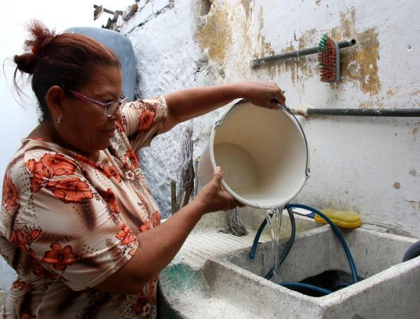 Buena parte de Pereira está sin agua.