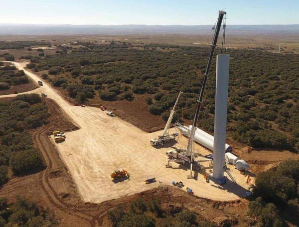 Obras para el Parque Eólico en la Guajira.
