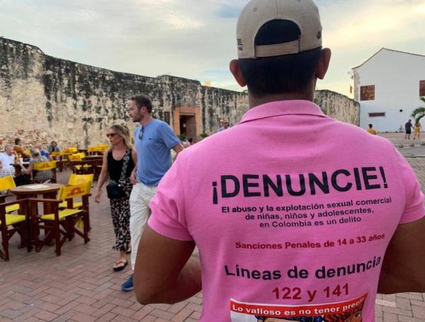 Campaña contra la explotación sexual en Cartagena.
