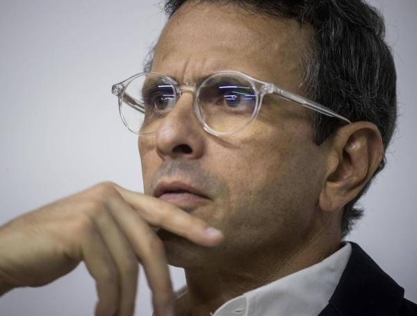 El político venezolano Henrique Capriles.