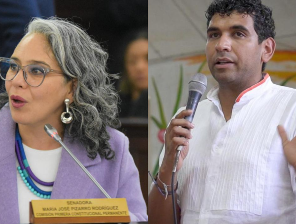 María José Pizarro y David Racero.