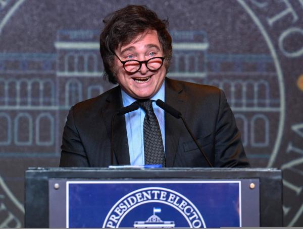 Javier Milei, presidente electo de Argentina.