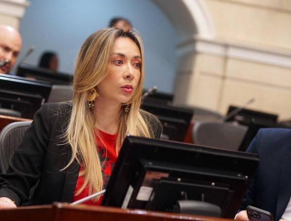 Katherine Miranda lanzó duros cuestionamientos al ministro Guillermo Jaramillo.