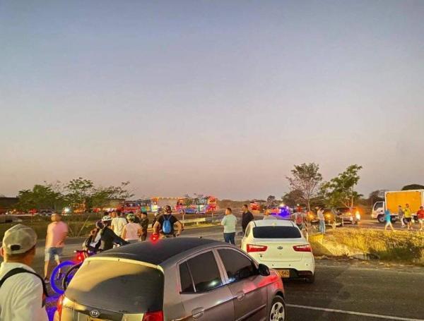 Como manera de rechazo, Sabanagrande inició una protesta pacífica ante el reciente aumento del peaje en la zona.
