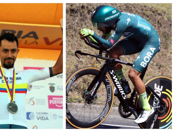 Daniel Martínez, ciclista colombiano.