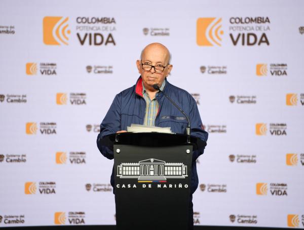 Otty Patiño es alto comisionado para la Paz desde diciembre de 2023.