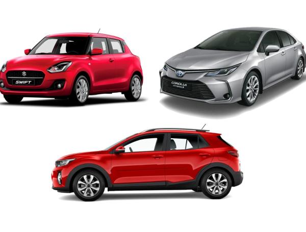 Suzuki, Toyota y Kia.