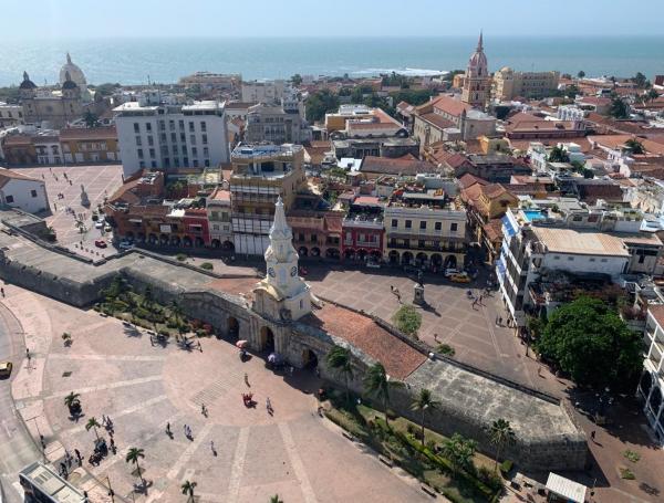 Cartagena de Indias, Centro Histórico, se alista para la Semana Santa.