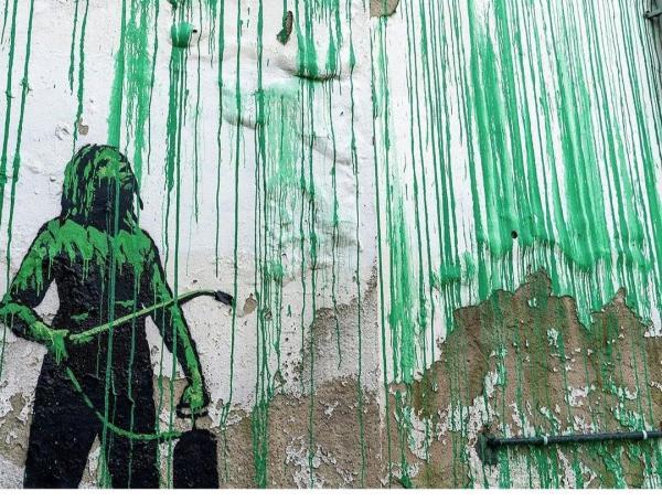 La última obra de Bansky.