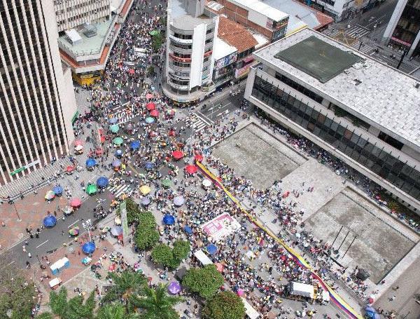 Marcha 1 de mayo en Medellín