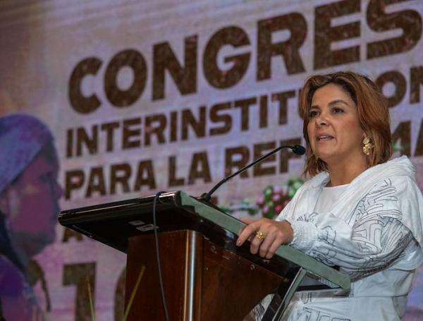 La ministra de Agricultura, Jhenifer Mojica, dice que hay 3 billones de pesos para la reforma agraria en el 2024.