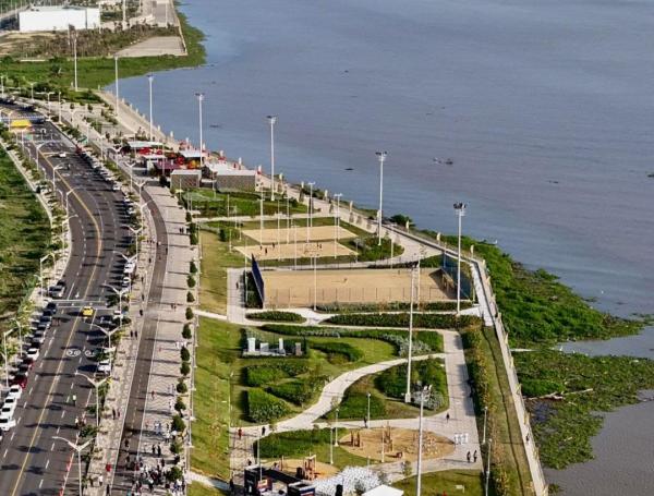 Aspecto general del nuevo sector del Gran Malecón.