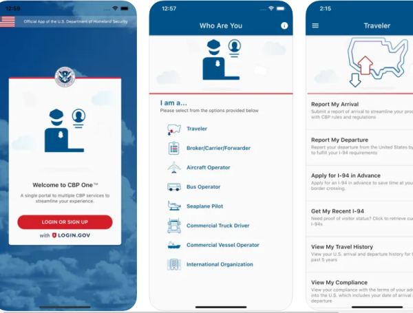 La aplicación CBP One es de acceso gratuito.