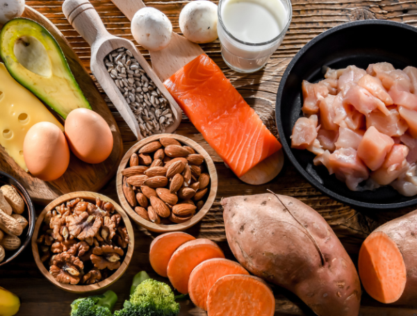 Alimentos con biotina.