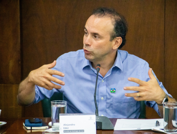 El alcalde de Cali, Alejandro Eder, lideró un consejo de seguridad