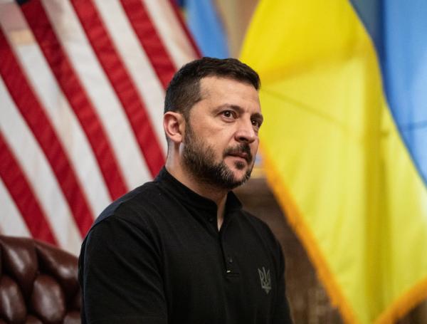 El presidente de Ucrania, Volodimir Zelenski.