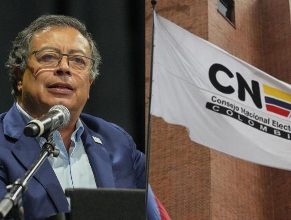 Gustavo Petro y CNE