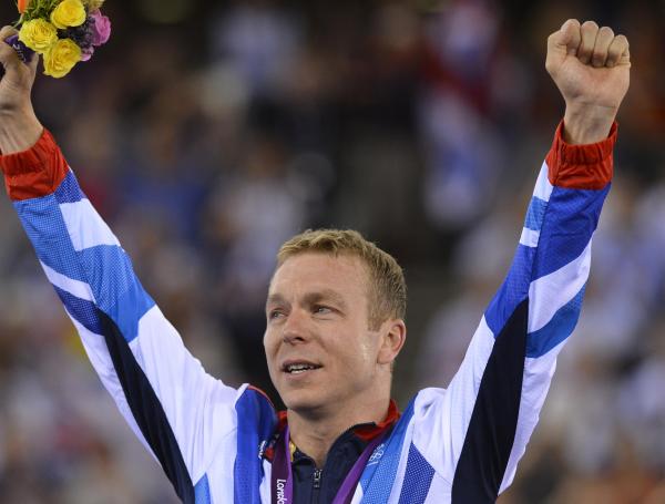 Chris HoyThe 48-year-old former track racer announced in February that he had been diagnosed with the disease and was undergoing chemotherapy but insisted the treatment was "going really well". (Photo by LEON NEAL / AFP)