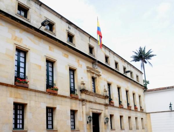 Cancillería en Bogotá.