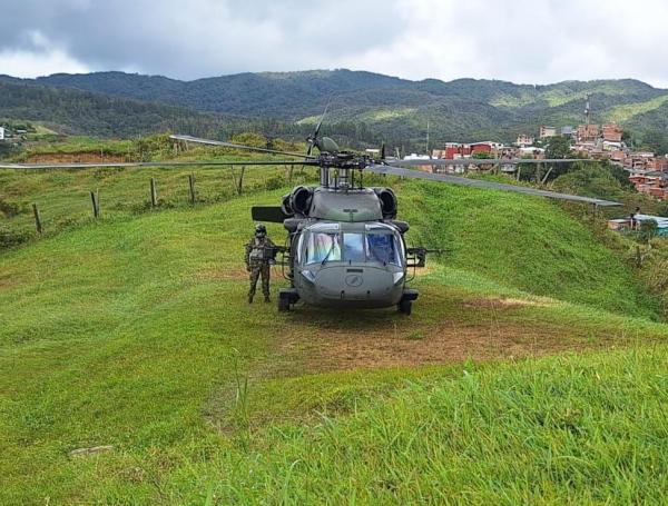 Soldados trasladados a Anorí, Antioquia.