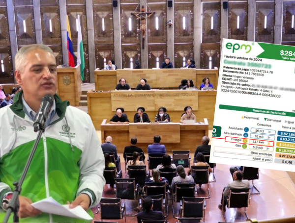 La propuesta del Gobernador de Antioquia con la que se gravaría el impuesto de la luz pasó el primer debate de la Asamblea Departamental.