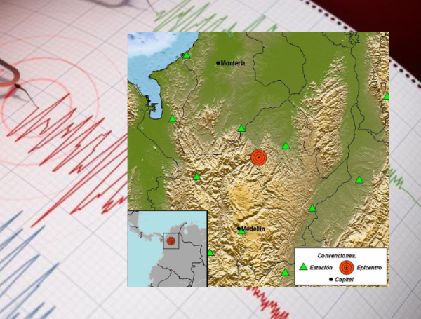 Temblor hoy 25 de diciembre en Colombia